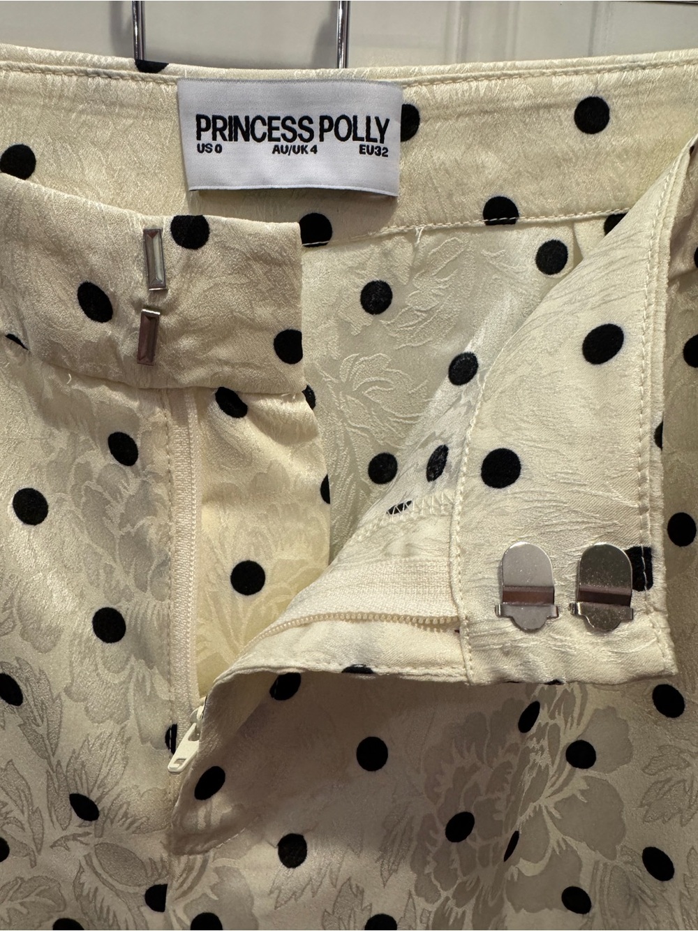 Princess Polly Powdered Sugar Polka Dot Strapless Top Wide Leg Pants Set $78.00 - Picture 14 of 16